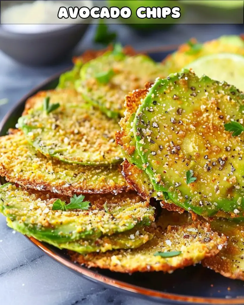 Crunchy Avocado Chips Recipe Foodyhealthylife