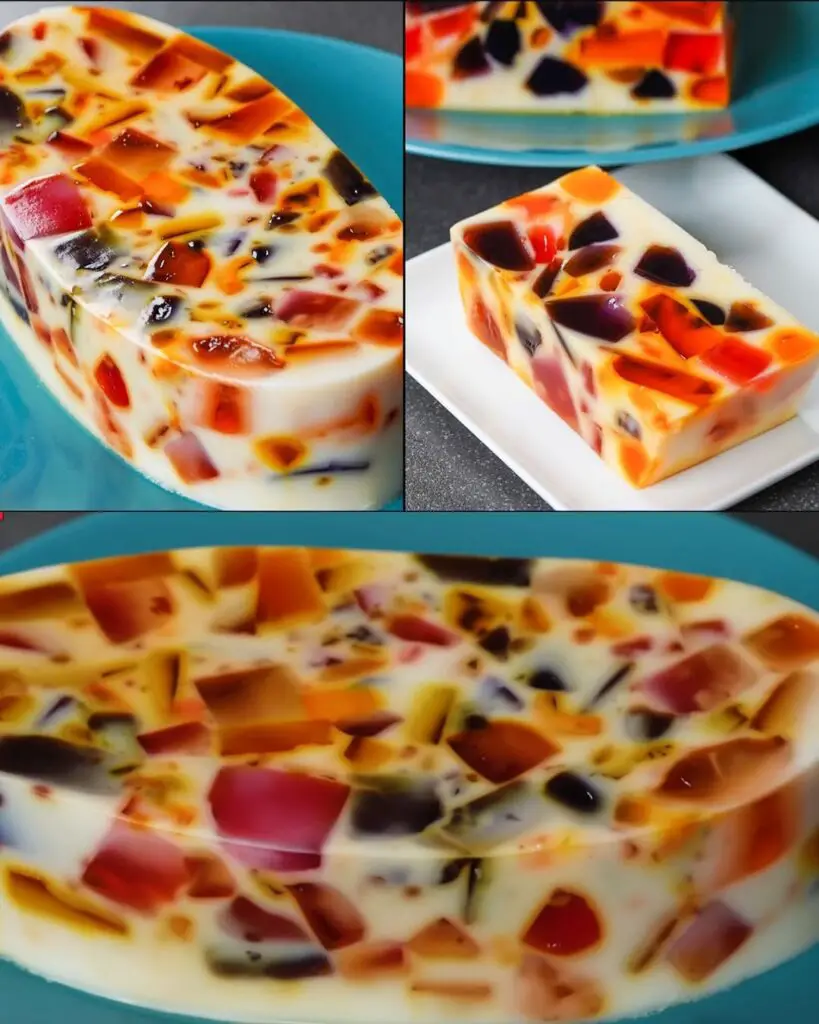 Colorful Broken Glass Jelly Pudding - Foodyhealthylife