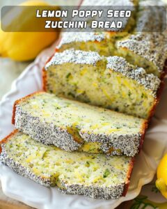 Lemon Poppy Seed Zucchini Bread Recipe – Foodyhealthylife