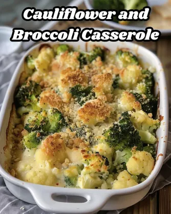 Cauliflower and Broccoli Casserole Recipe A Cheesy Vegetable DelightCauliflower and Broccoli Casserole Recipe A Cheesy Vegetable Delight