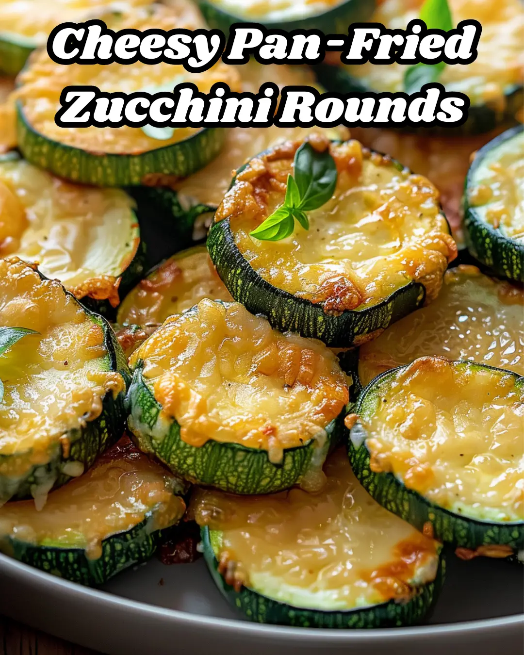 Cheesy Pan-Fried Zucchini Rounds Recipe – Foodyhealthylife