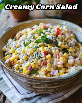 Creamy Corn Salad Recipe A Fresh and Flavorful Side Dish