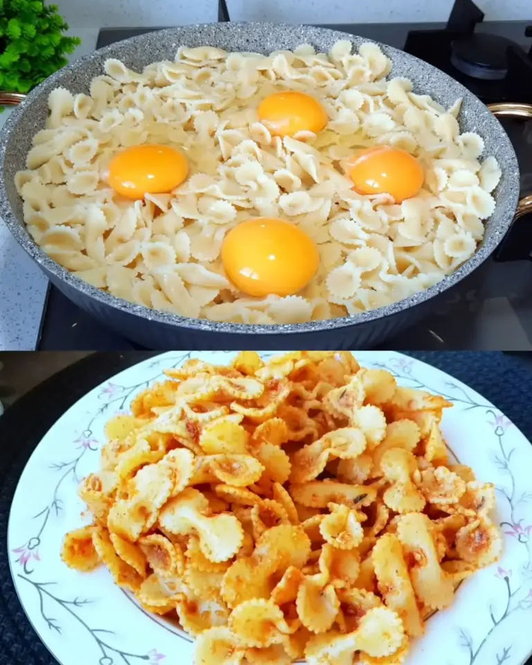 It's so delicious that I make it almost every day Amazing egg and pasta recipe