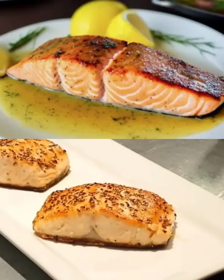 Perfect Pan Seared Salmon WithLemon Butter Sauce In 10 Minutes Easy Salmon Recipe