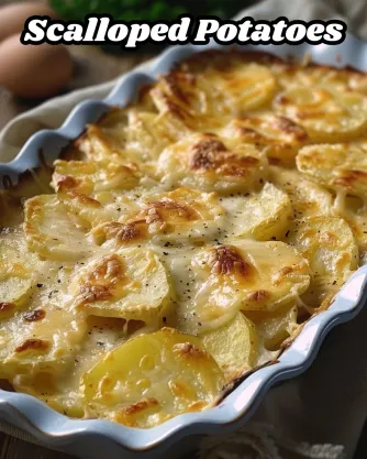 Scalloped Potatoes Recipe A Creamy, Cheesy Delight