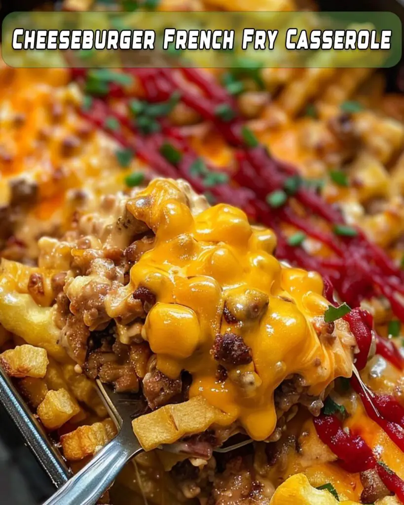 Cheeseburger French Fry Casserole – Foodyhealthylife