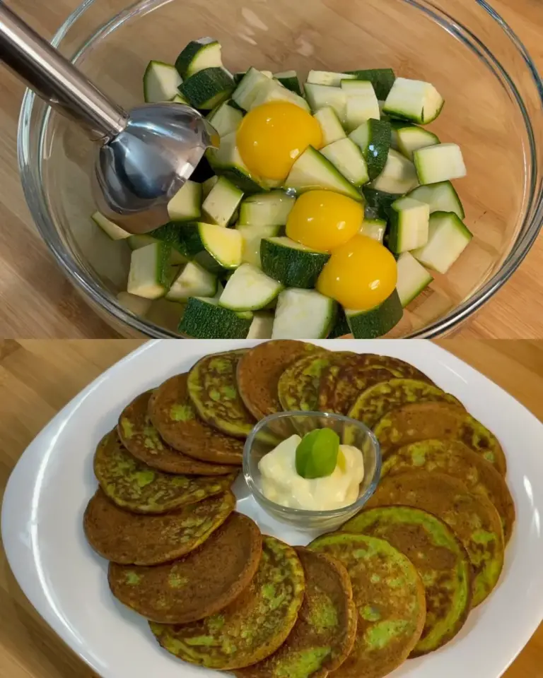 blend eggs with zucchini, delicious recipe ready in minutes! Asmr