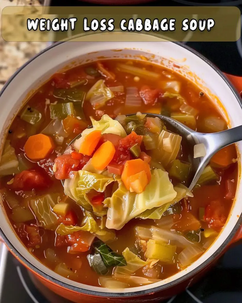Weight Loss Cabbage Soup – Foodyhealthylife