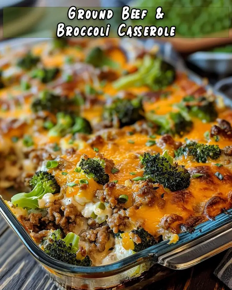 Ground Beef and Broccoli Casserole Recipe – Foodyhealthylife