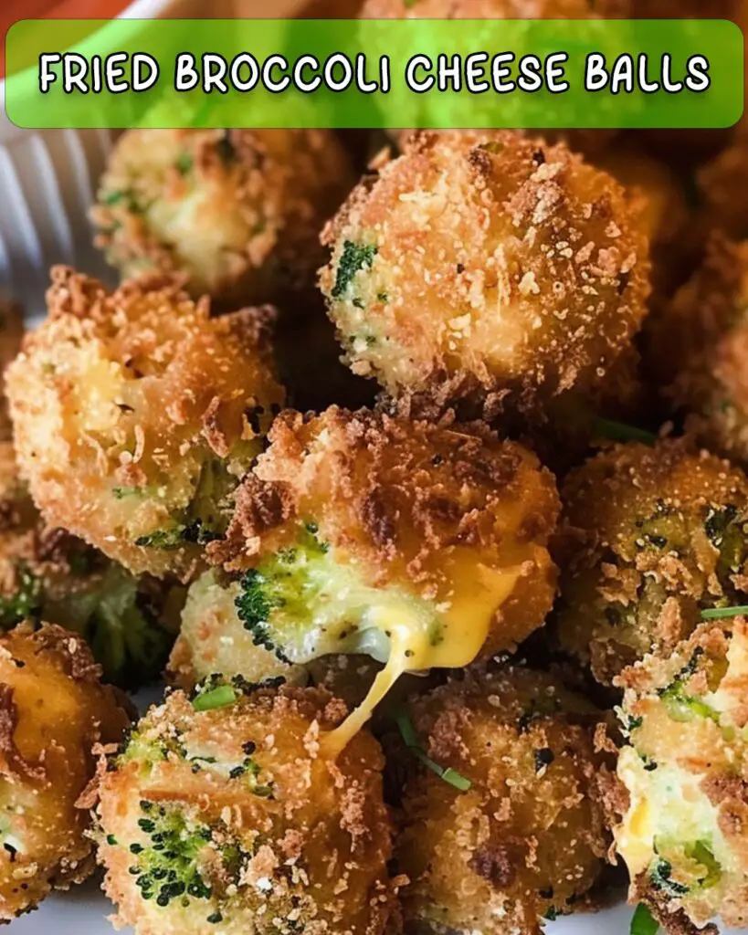 Fried Broccoli Cheese Balls Recipe Foodyhealthylife