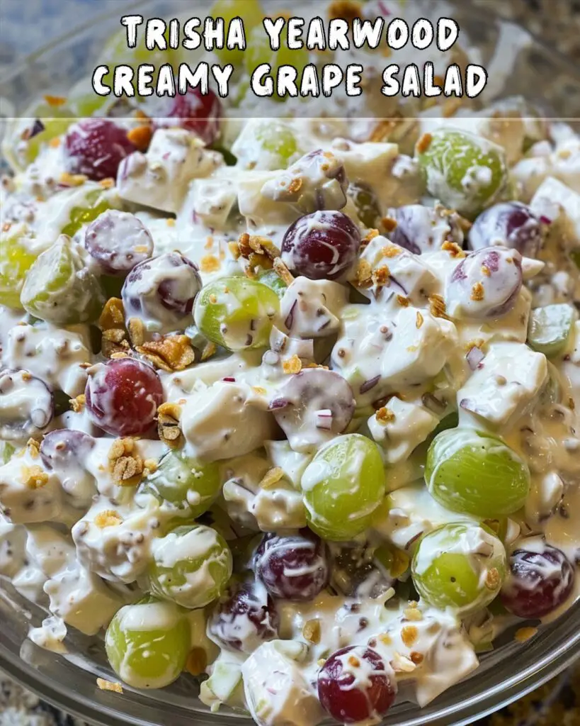 Trisha Yearwood’s Creamy Grape Salad Recipe – Foodyhealthylife