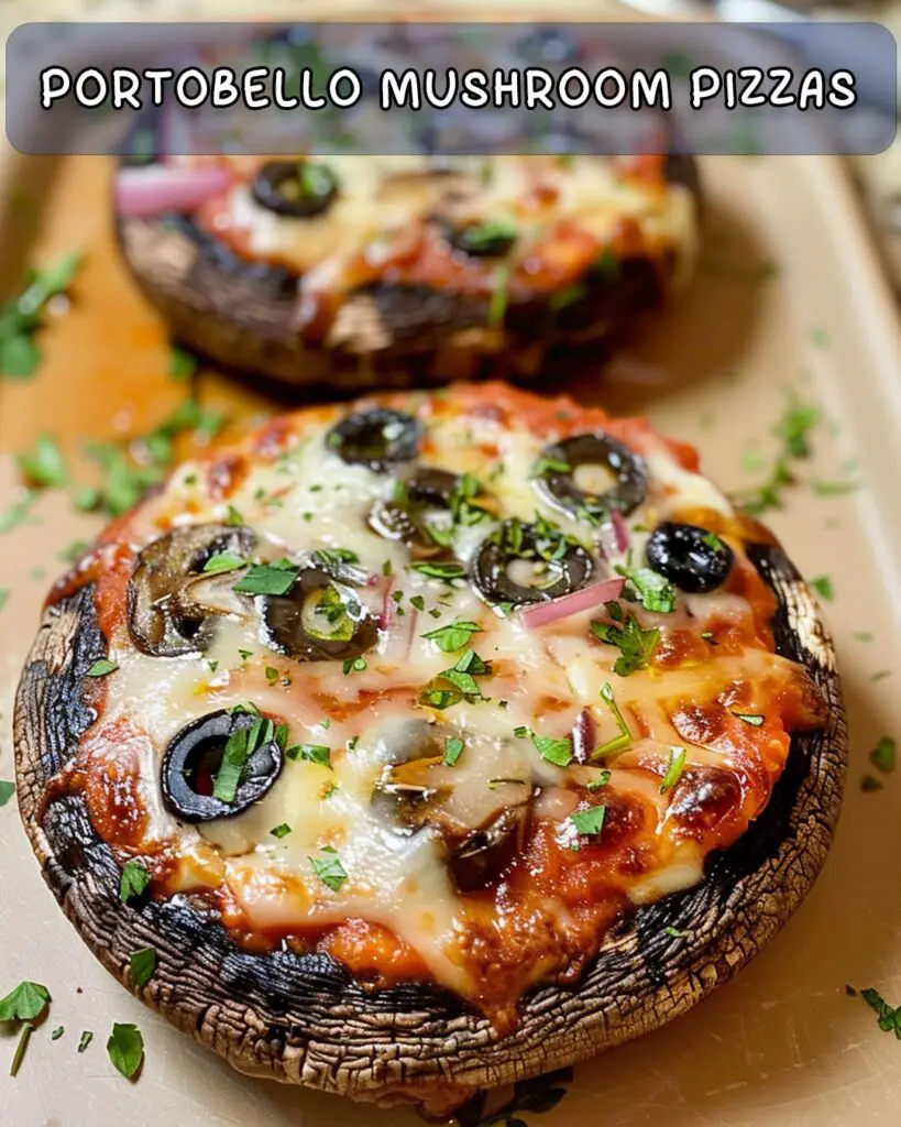 Portobello Mushroom Pizza Recipe – Foodyhealthylife