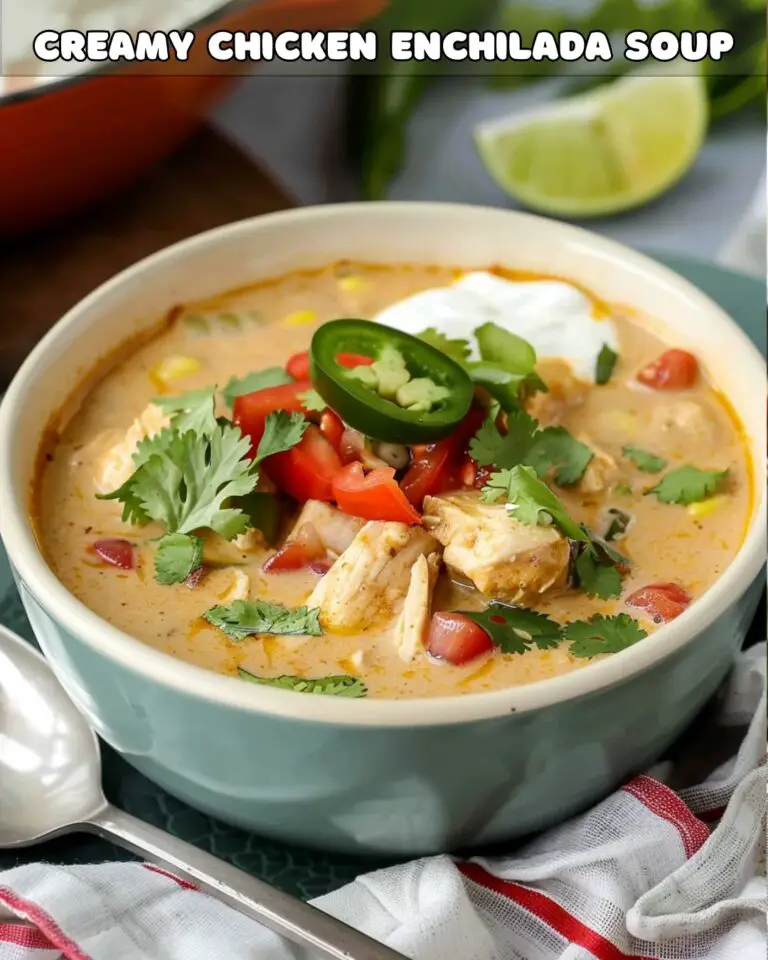 Creamy Chicken Enchilada Soup: A Delightful Twist on a Classic Dish ...