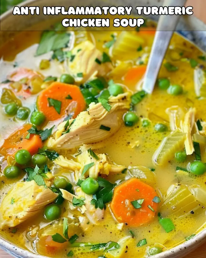 Healing Turmeric Chicken Soup Foodyhealthylife