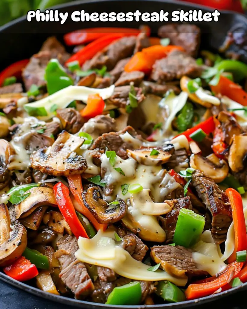 Skillet Philly Cheesesteak – Foodyhealthylife