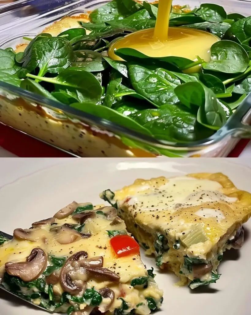 Spinach And Mushroom Egg Casserole A Wholesome Breakfast Delight Foodyhealthylife 4347