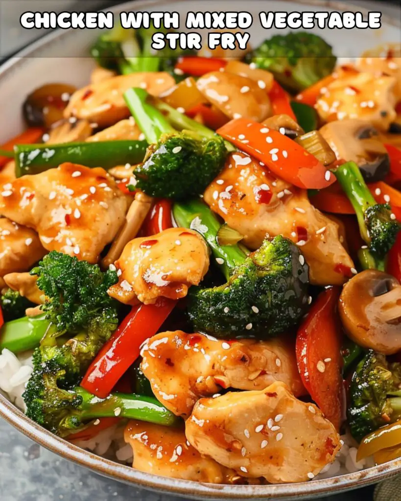 Chicken with Mixed Vegetable Stir Fry: A Flavorful and Nutritious Meal ...