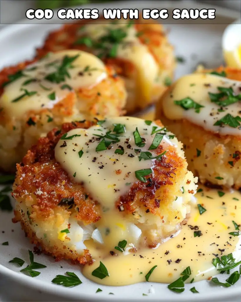 Cod Roe Cake Cod Cakes with Egg Sauce: A Delightful Seafood Dish - Foodyhealthylife