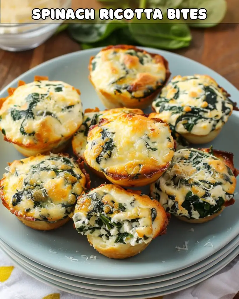 Spinach Ricotta Bites – Foodyhealthylife