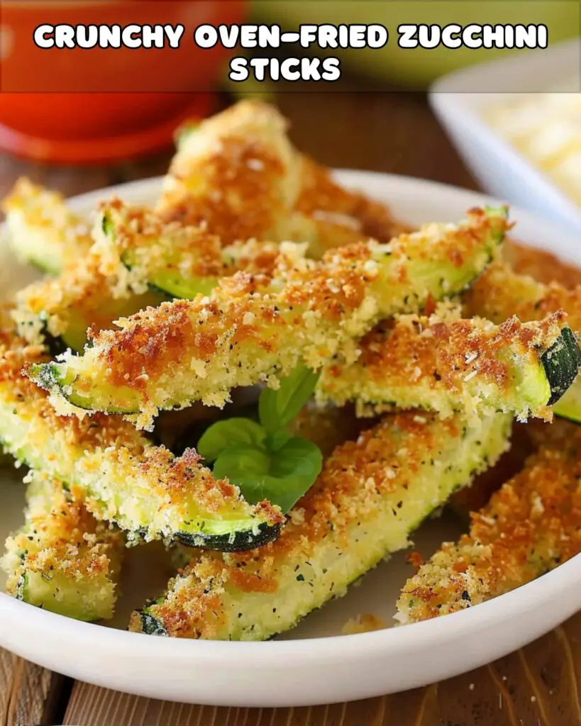 Crunchy OvenFried Zucchini Sticks A Delicious and Healthy Snack