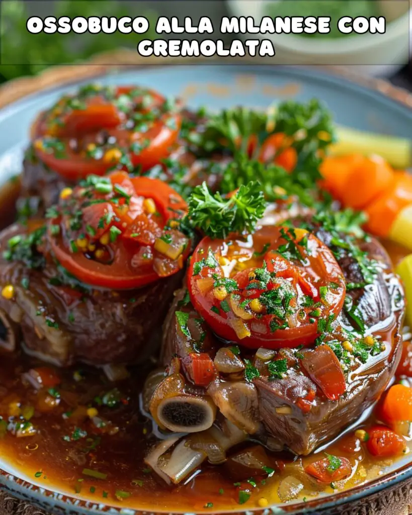 Ossobuco alla Milanese con Gremolata: A Traditional Italian Delight ...