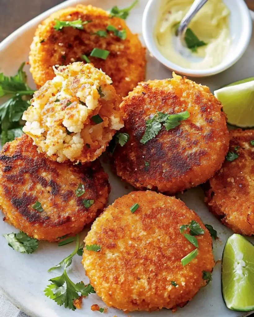 Thai Red Curry Sweet Potato & Cauliflower Patties Foodyhealthylife