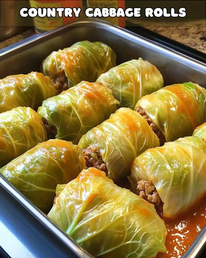 Hearty Country Cabbage Rolls in Tomato Sauce Foodyhealthylife