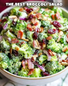 The Ultimate Creamy Broccoli Salad - Foodyhealthylife