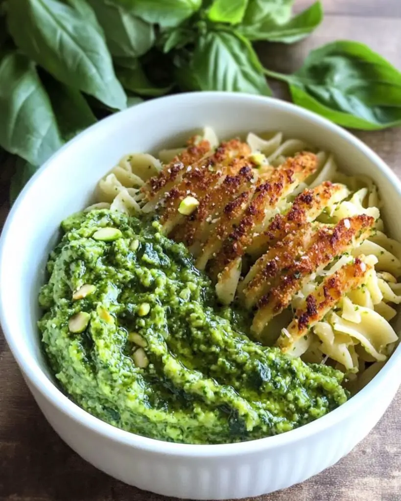 Creamy Pistachio Pesto Pasta with Fresh Herbs Foodyhealthylife