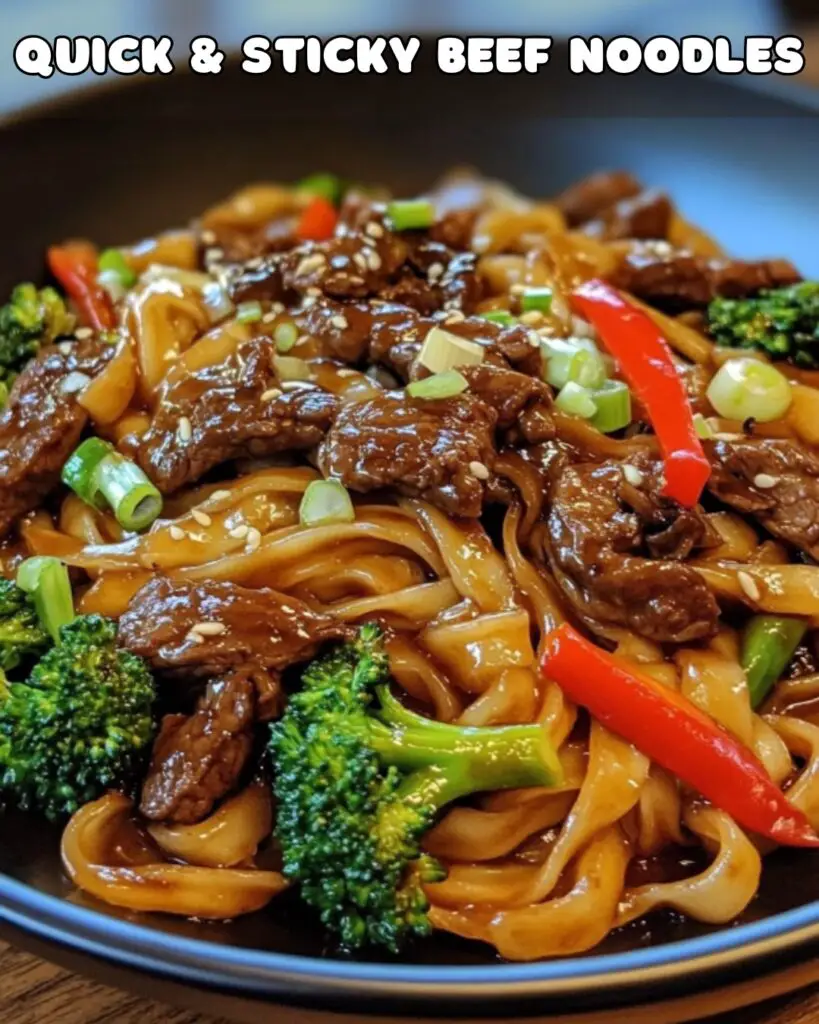 quick-sticky-beef-noodles-foodyhealthylife