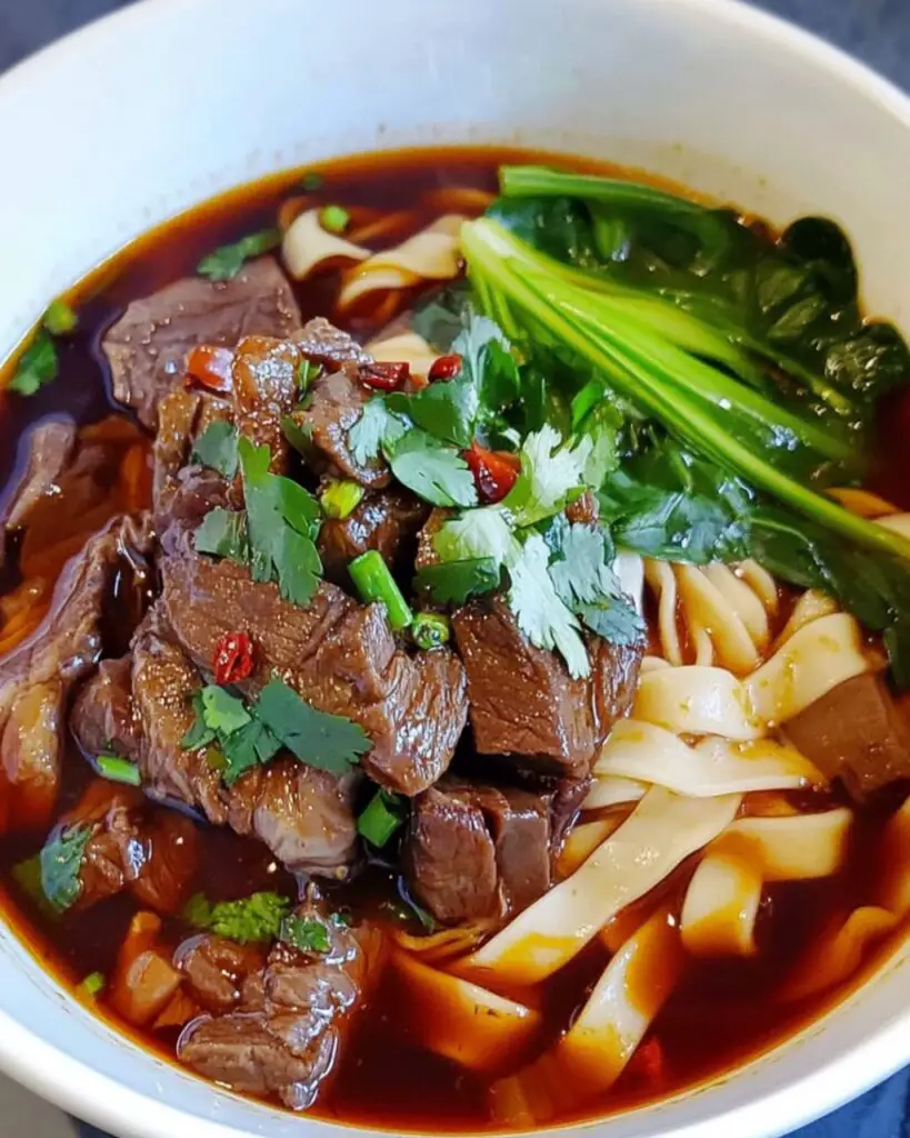 Sichuan Spicy Beef Noodle Soup Foodyhealthylife