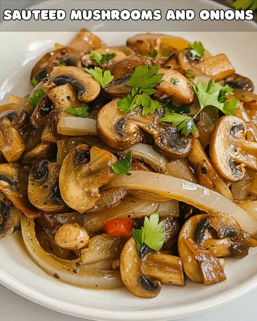 Saut Ed Mushrooms And Onions A Perfectly Savory Side Dish Foodyhealthylife