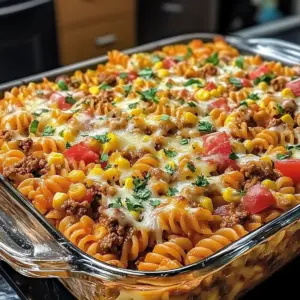 Loaded Taco Pasta Bake