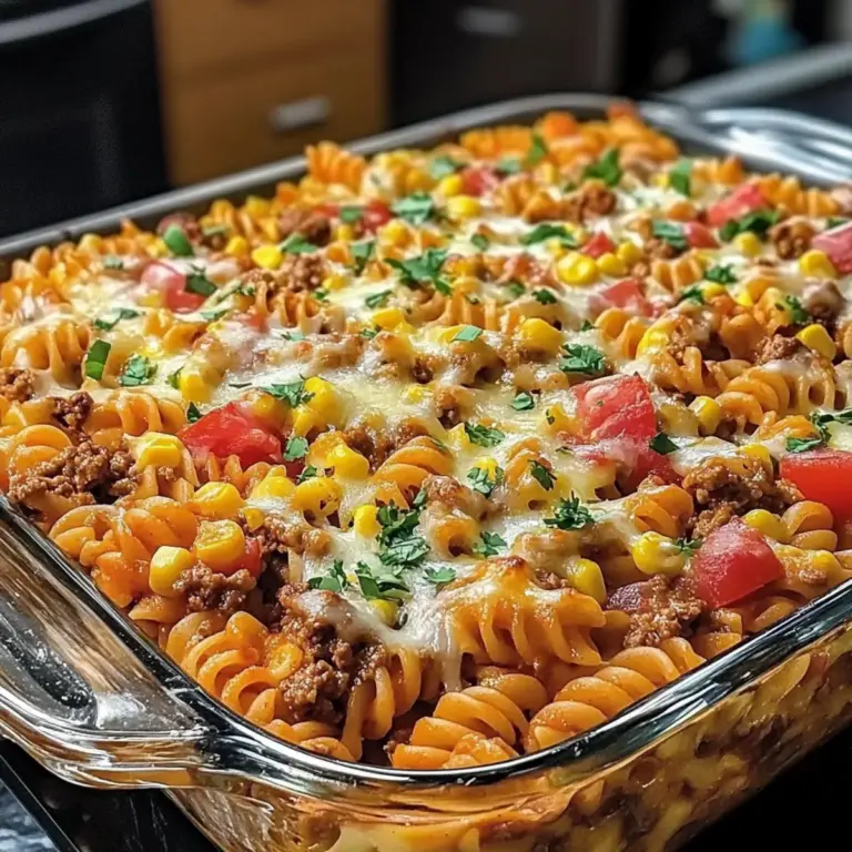 Loaded Taco Pasta Bake