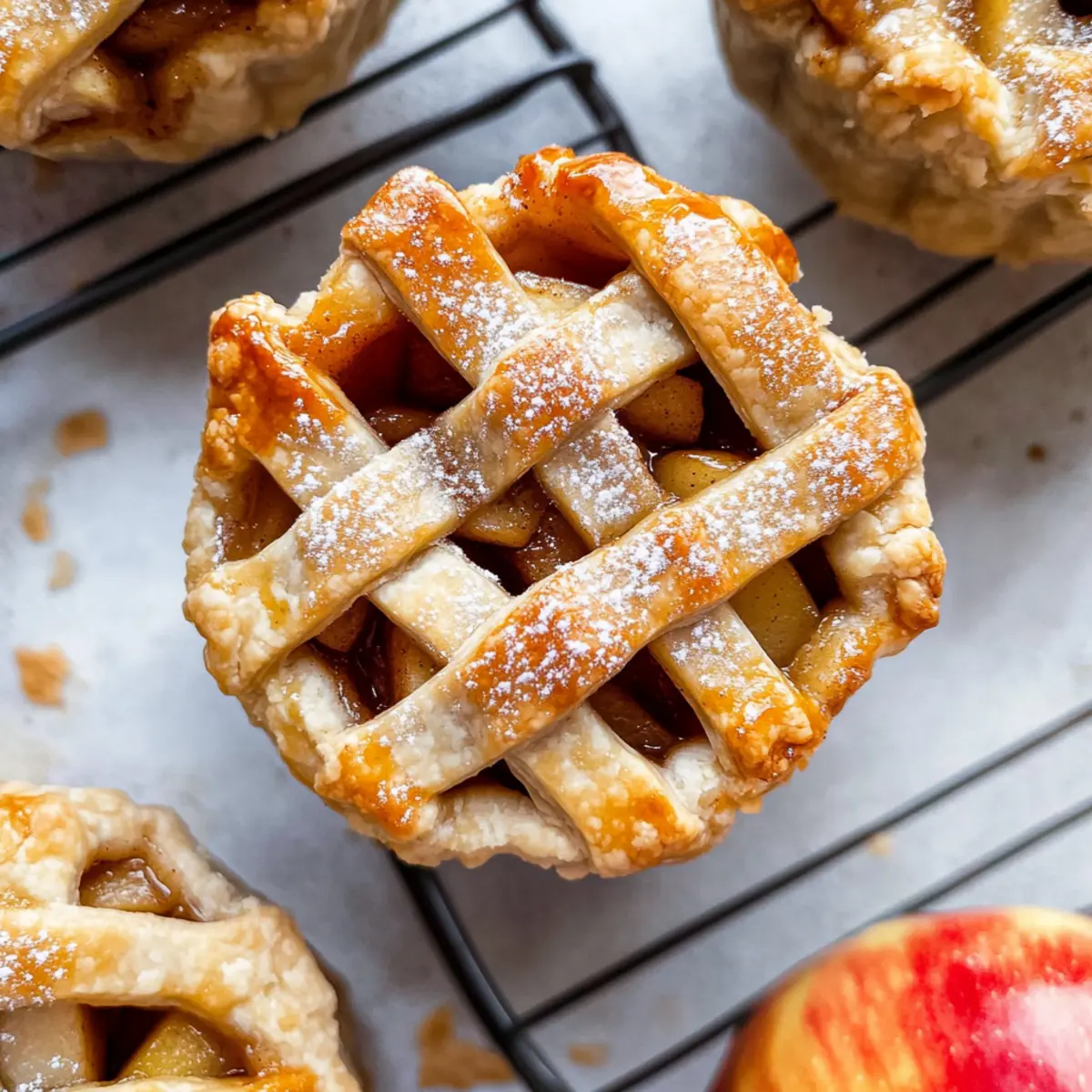 Gluten Free Mini Apple Pies