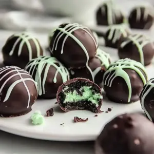 Mint Oreo Truffles