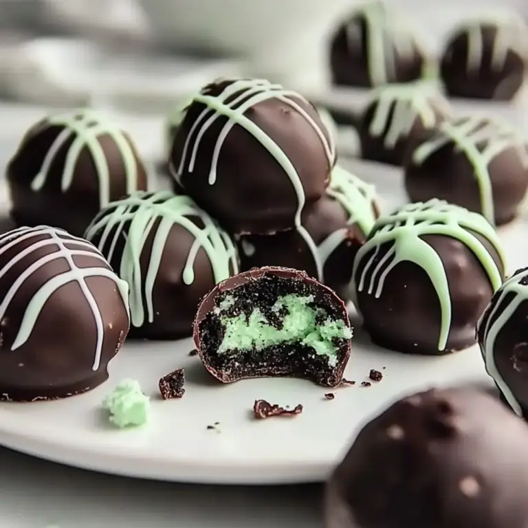 Mint Oreo Truffles