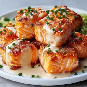Crispy Bang Bang Salmon Bites