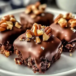 Chocolate Pecan Turtle Clusters