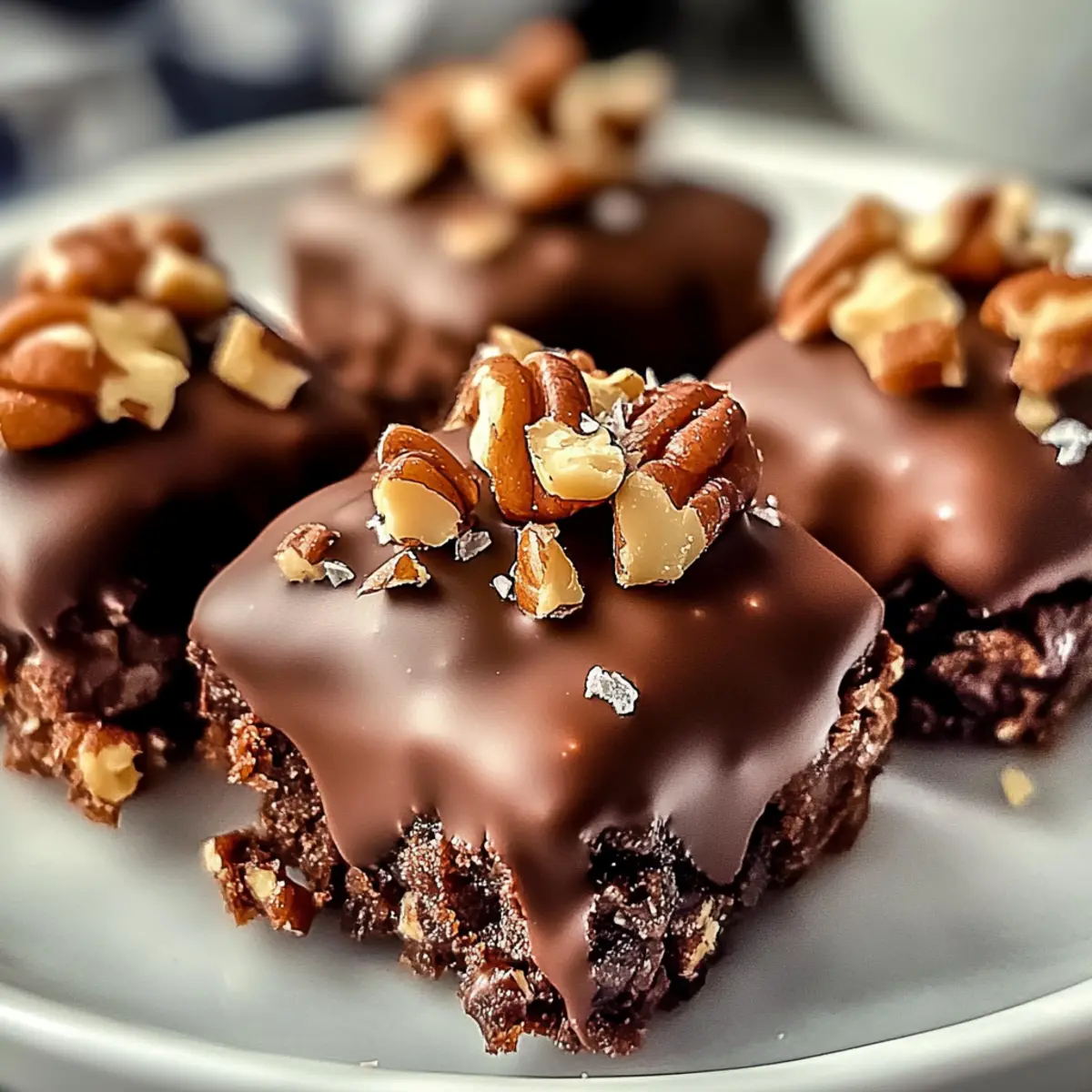 Chocolate Pecan Turtle Clusters