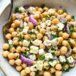Lemony Chickpea Feta Salad