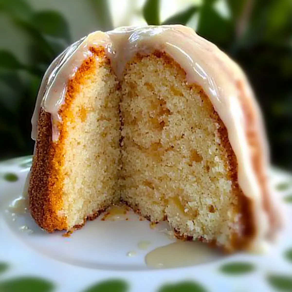 Spiced Eggnog Bundt Cake