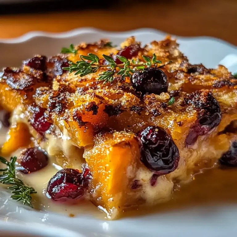 Sweet Potato & Cranberry Gratin