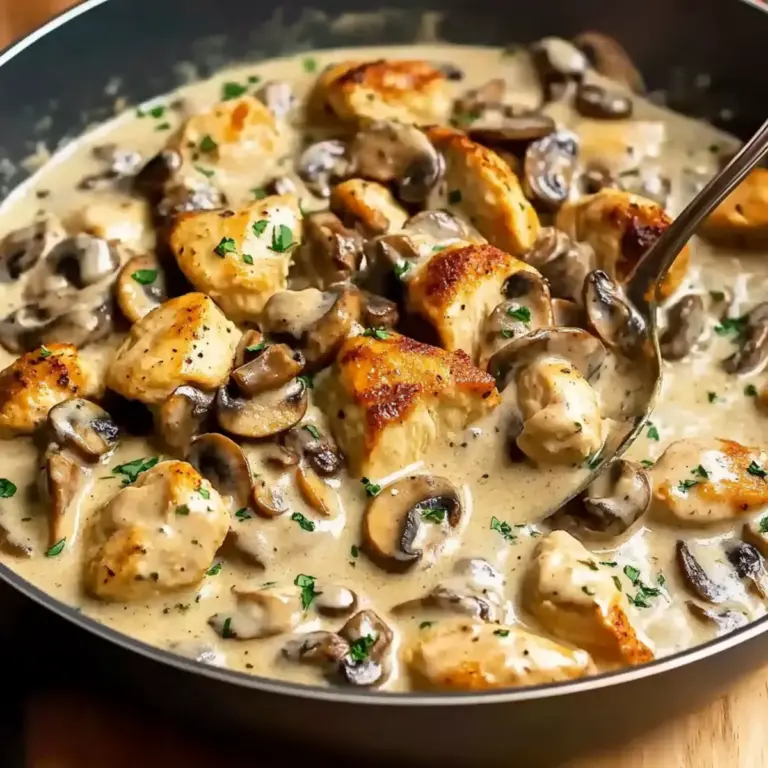 Rich Chicken Stroganoff