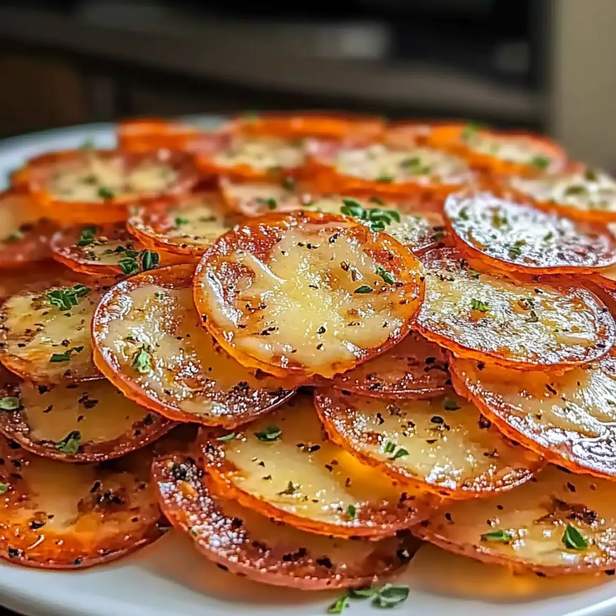 Pepperoni Cheese Crisps