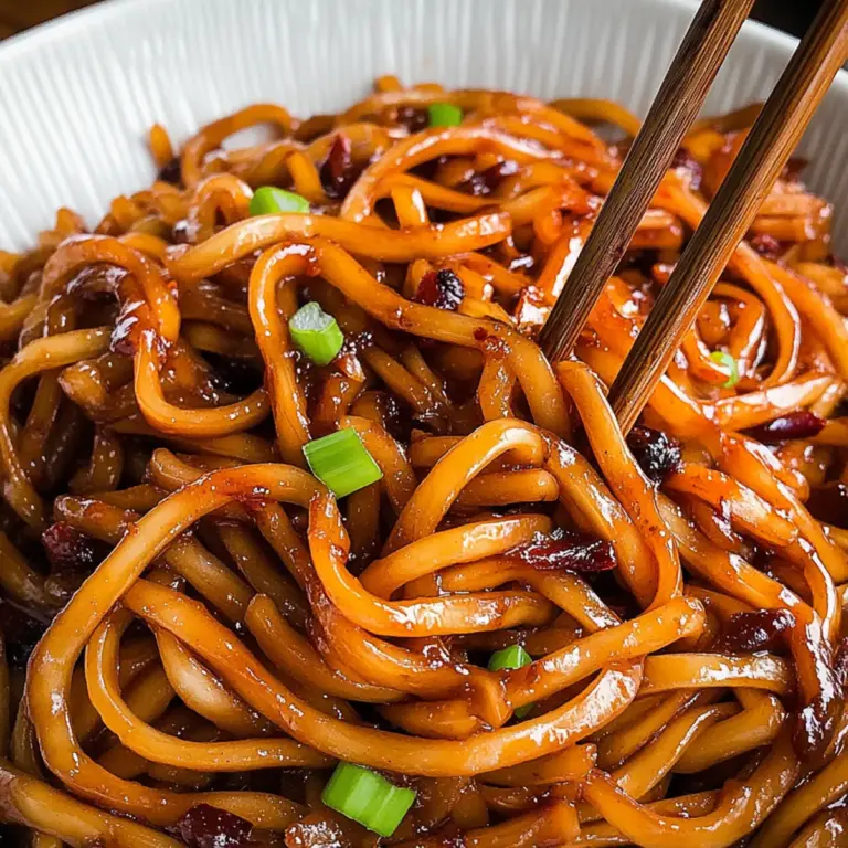Shallot Chili Oil Noodles