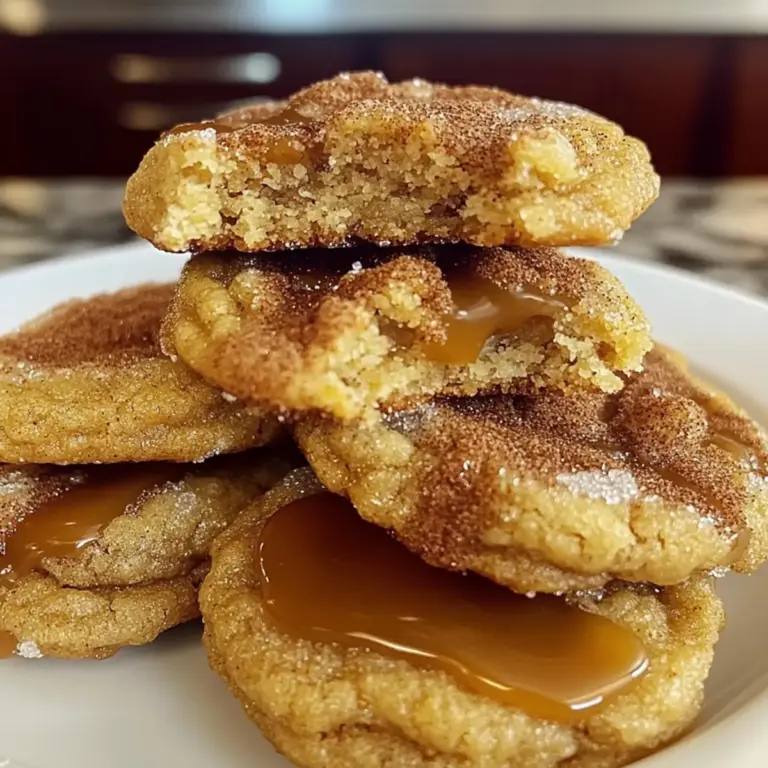 Brown Sugar Cinnamon Caramel Cookies