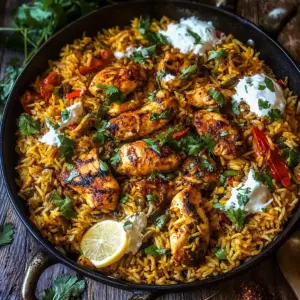 One Pot Chicken Shawarma Rice