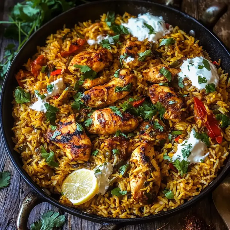 One Pot Chicken Shawarma Rice