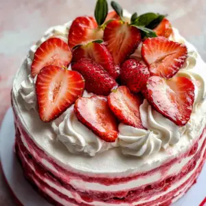 Strawberry Shortcake Cake